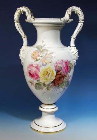 jarron Rosas,  52 cm Bouquet. Manera Naturalista