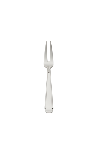 Tenedor para carne pequeño, plata Art Deco