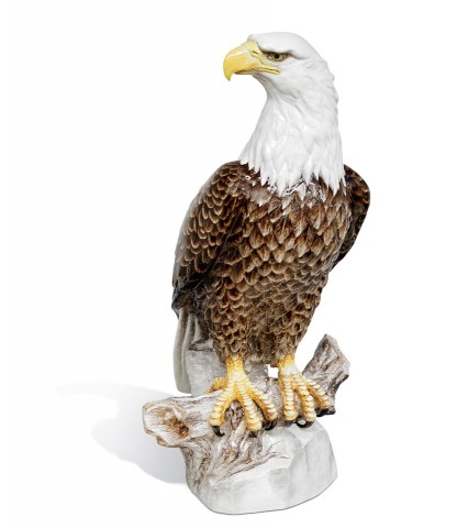 Escultura Águila calva, H 78 cm 