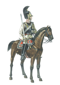 Oficial del regimiento de la Guardia Montada