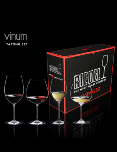 дегустационный набор бокалов riedel vinum tasting set
