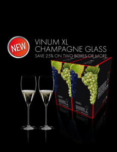 paquete regalo de copas value packs riedel vinum xl - sommeliers vintage champagne glass